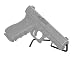 Gun Storage Solutions .22Cal & Larger Handgun Kickstands (10 Pack)