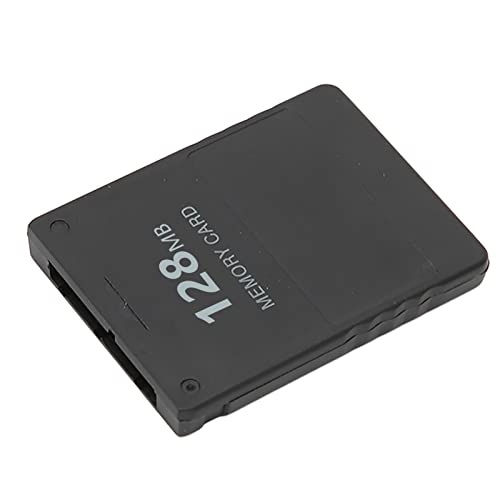 Image of PS2 Memory Card, High Speed Game Memory Card, 15% Speed Up Portable Memory Cards, Compatible with ABS PS2 Accessories Replacement for Saving Games and Information (128MB)