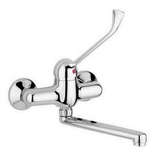 Miscelatore Monocomando Monoforo Con Bocca Girevole – Idral 9495, Ottone Cromato E Leva Clinica