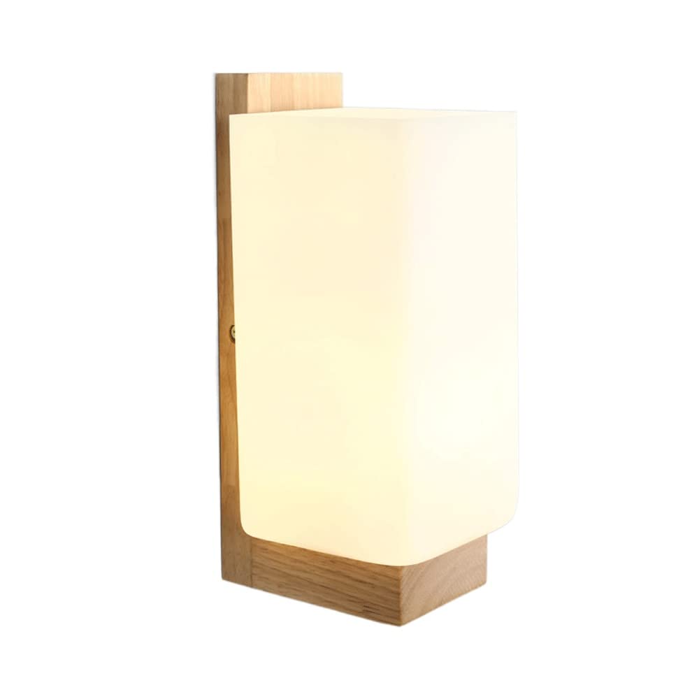 Lámparas de pared de madera para crear un ambiente acogedor y vintage en tu dormitorio