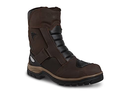 WORKLAND 77418 Motorcycle Boots Men - Leather Boots with Protections - Motorcycle Shoes for Men - Rubber Sole Slip Resistant and Reflective Motorcycle Riding Boots - Botas para Motocicleta Hombre2