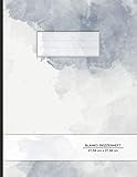  Skizzenheft Blanko: DIN A4 mit Register - 100+ Seiten zum Skizzieren, Zeichnen und Malen - Blanko Skizzenheft mit weißem Papier - Softcover matt in ... zum Selbstgestalten für Erwachsene und Kinder