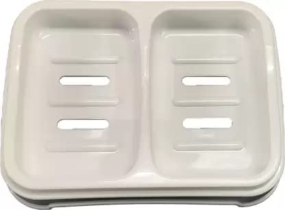 Dmitry 2 in 1 Soap Keeping Plastic Case with Lid for Bathroom use (Multicolor) 1
