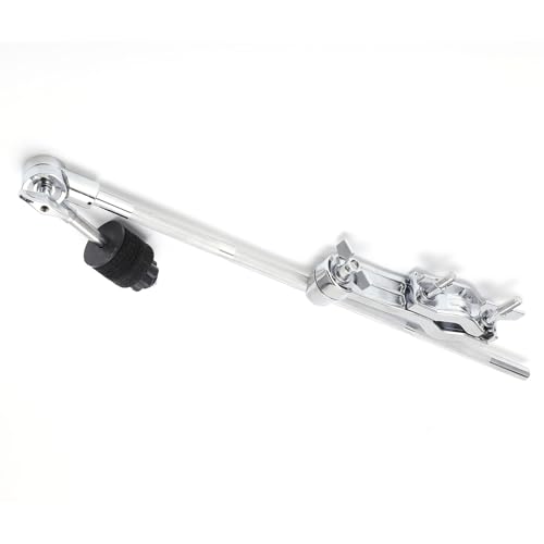 Abrazaderas ajustables desmontables para extensión de kit de batería, soporte portátil para platillos, color plata metálico, 18 pulgadas miniatura 3