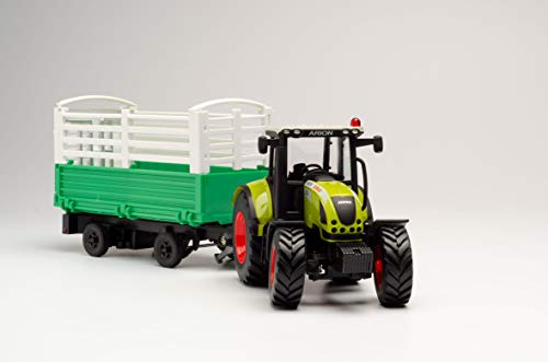 Herpa 84184013 Sp CLAAS Arion 540 Viehanhänger Traktor/Bulldog zum Spielen und als Geschenk, Mehrfarbig – Bild 5