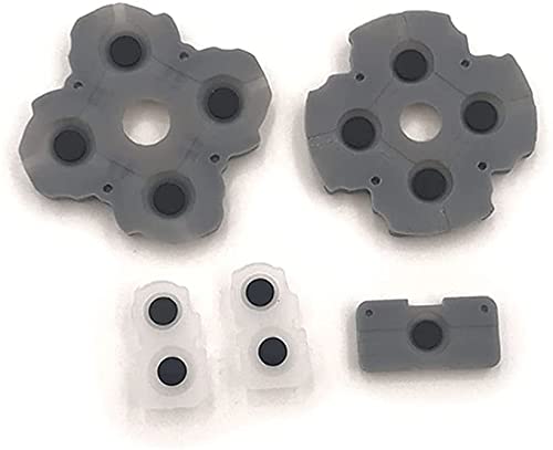 TCOS TECH PS5 Rubber Pad Replacement Conductive Silicone Rubber Pad Button Pads for PS5 PlayStation 5 Controller