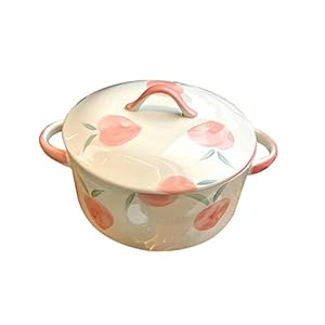 Deuyo DeuyO Keramik Suppenschüssel mit Deckel