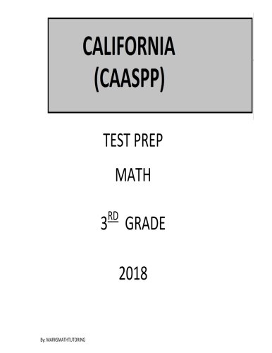 3rd Grade CAASPP Test Prep: California Assessment of Students Performance and Progress