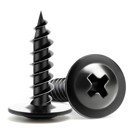 Truss Head Wood Screws #8 x 3/4 Inch, 125PCS, FIXLINK Self Tapping Screws