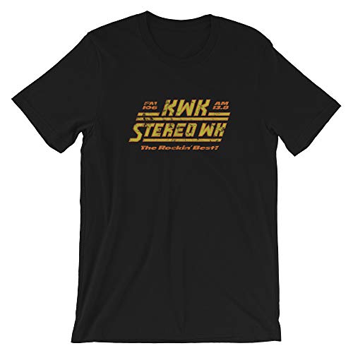 Bygone Brand KWK Radio St Louis Short-Sleeve Unisex T-Shirt - Retro Tees Black XL