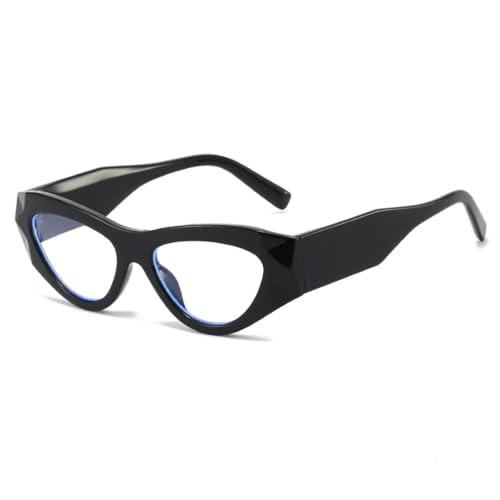 Lunettes œil de chat anti-lumière bleue noires mixtes