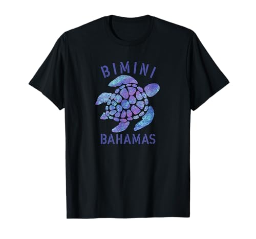 Bimini, Bahamas Beach Design / Souvenir Illustration T-Shirt
