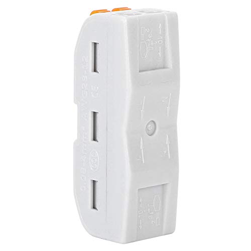Bloco de terminais, terminal, 2P para projetos de fiação residencial com fio 28-14Awg