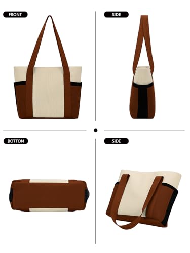 Image of Tote Bag for Women, Lightweight Handbag Bags, Shoulder Hobo Bag for Daily, Travel, School, Teacher