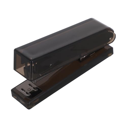 Agrafeuse de Bureau Acrylique Noire Appareil Agrafage Stable Fournitures Scolaires et Professionnels