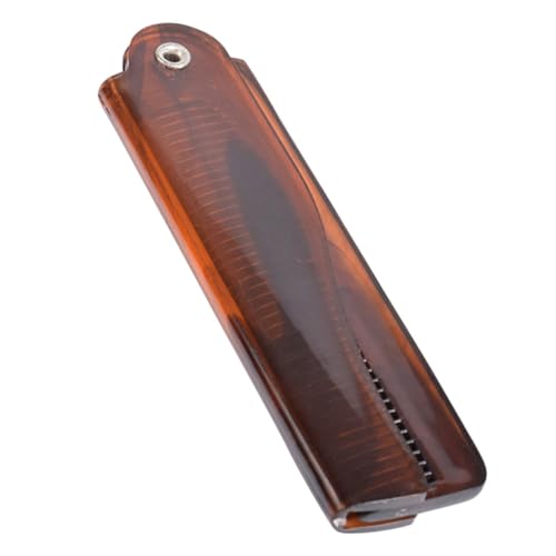 minkissy 折りたたみ式ヘアコーム 折りたたみ口ひげコーム メンズ携帯用スタイリングツール 静電気防止 耐久素材 旅行 出張用ヘアブラシ