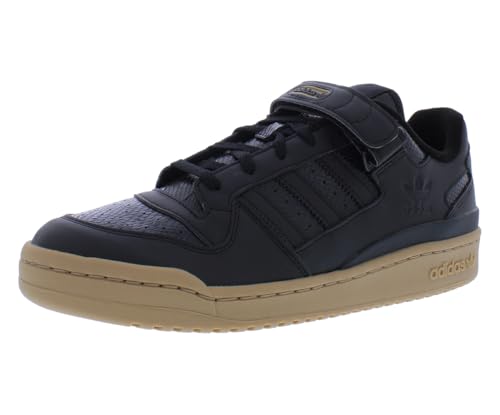 Image of adidas Originals Forum Low Shoes Men IE4787 (Black /Black /Gum), Size 11.5