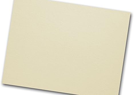Crane & Co. Lettra Ecru 110lb (297gsm) Cardstock 8.5x11--25 Sheets by Lettra