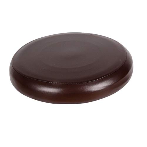 MOVKZACV Stool Covers Round, Water Proof PU Leather Bar Stool Covers with Elastic and Slip Proof Bottom 12 Inch（No filler）