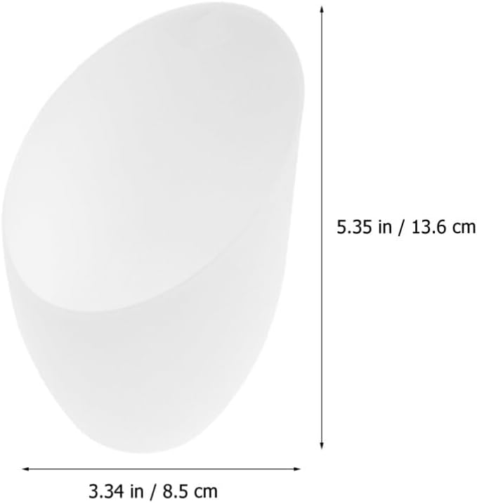 Uonlytech Horseshoe Plastic Lamp Shade Replacement for Table and Desk Lamps Eye-protecting Light Cover Minimalist Decorative Shades for Bedroom and Hotel Use