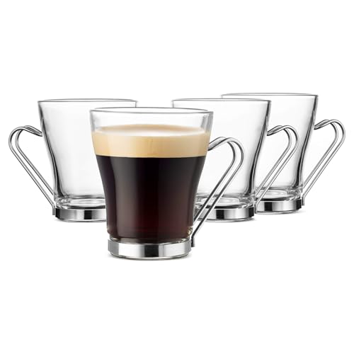 Set 4 tazas cappuccino vidrio templado Bormioli Rocco miniatura 1