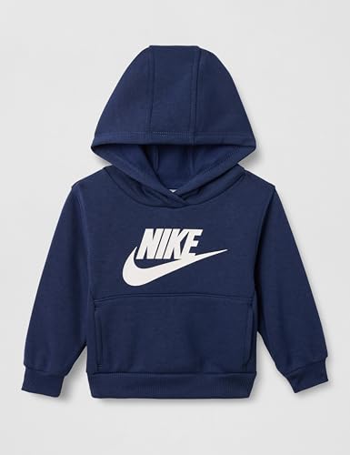 Image of Nike Baby Sportswear Club Fleece Pullover Hoodie and Joggers 2-Piece Outfit Set (Large Swoosh Logo)