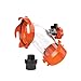 Camco Rhino Blaster Sewer Tank Rinser - Securely Attaches to Your RV Sewer Outlet to Jet Rinse Out Residue, Black Flow Preventer Prevents Hose Contamination (39080)