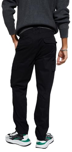 Image of Max mens Urb n Men Relaxed Fit Solid Cargos Pants