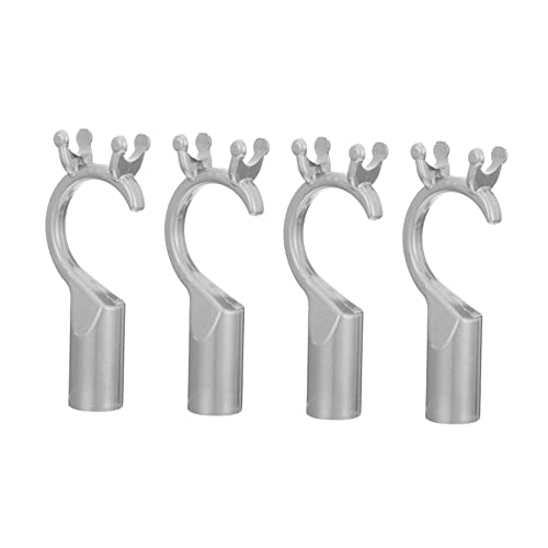 Healifty 4pezzi Accessori Per Bastone Appendere Abiti Testa Forchetta Per Stendino Resistente Supporto Facile Per Grucce Abiti e Stendibiancheria Armadio