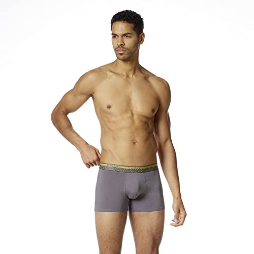 Bóxer para hombre ropa interior de algodón elástico cómodo 3