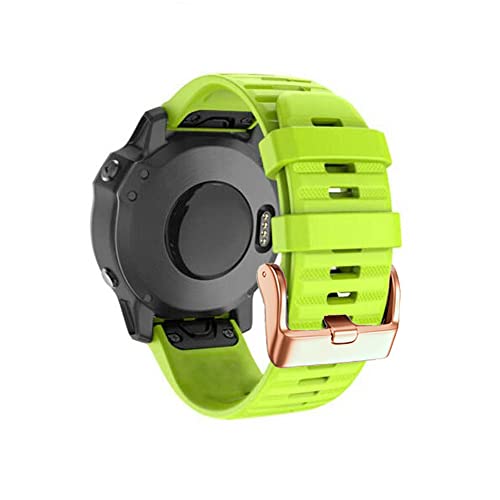 Bracelet Garmin Fenix anti-irritation en silicone souple à clipser 22mm