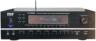 Pyle 7.1-Channel Hi-Fi Bluetooth Stereo Amplifier - 2000 Watt AV Home Theater Speaker Subwoofer Surround Sound Receiver w/Radio, USB, RCA, HDMI, MIC in, Supports 4K UHD TV, 3D, Blu-Ray -PT796BT
