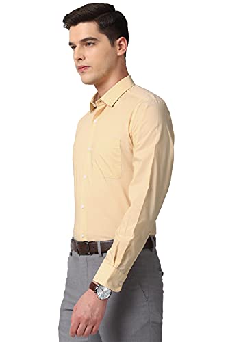 Image of Peter England Men's Printed Slim Fit Formal Shirt
