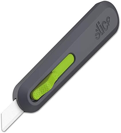 Slice Auto-Retractable Utility Knife, Heavy Duty Box Cutter, Safe Ceramic Blade Lasting 11x Longer Than Metal, 1 Pack