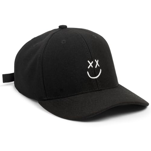 Boné Smile Xx Preto Fitão Aba Curva Snapback
