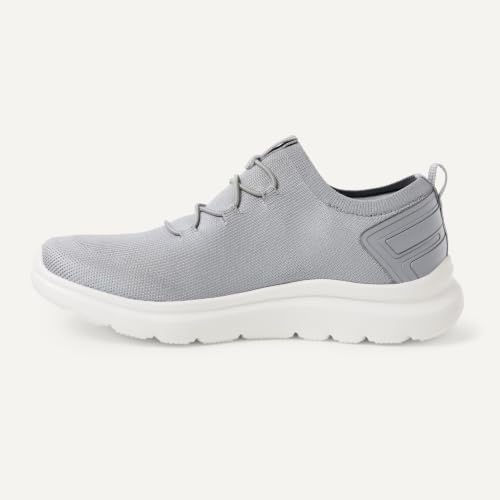 Amazon Essentials Unisex Kinder Leichte Laufschuhe, Grau Weiß, 37 EU