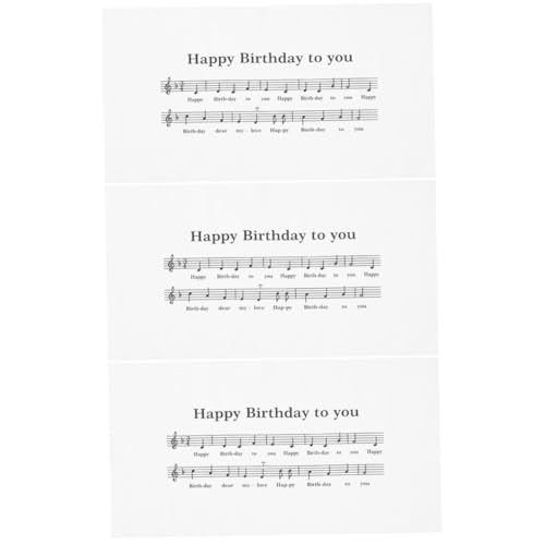 Polyester durable pour ce lot de 3 tissus suspendus notes de musique VICASKY
