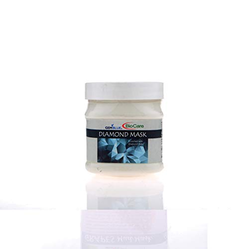 Image of Gemblue BioCare Face Mask - 500ml | Deep Cleansing & Brightening Facial Mask | For All Skin Types | Salon-Grade Skincare | Paraben-Free (500 ml, Diamond)