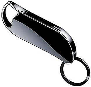 AZYLYN Spy Voice Keychain Recorder HD 4k Voice Activated Recording Device Hidden with Password Protection | Spy Audio Recording Gadget for Lecture, Interview, Meeting, Car (32 GB Keychain)