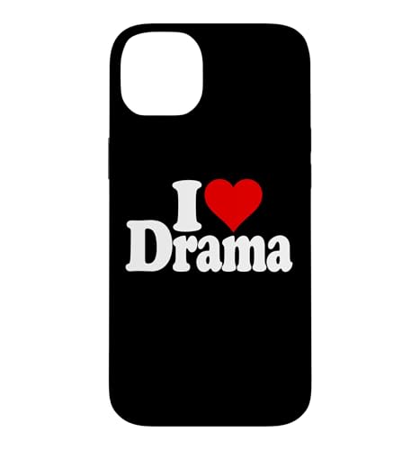I LOVE HEART DRAMA DRAMA QUEEN T�V���c �X�}�z�P�[�X iPhone 14 Plus �p