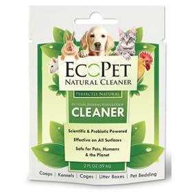 Natural Coop & Bedding Cleaner: EcoPet Probiotic Concentrate: Reduce Odors, Accelerate Composting (1)