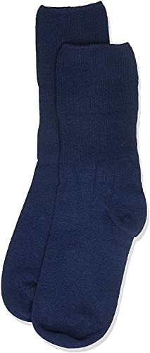 Jefferies Socks Little Girls' Seamless Turn Cuff 6 Pair Pack Socks, Navy, Medium (Jf-Su2200-Nav-M) #TOP3