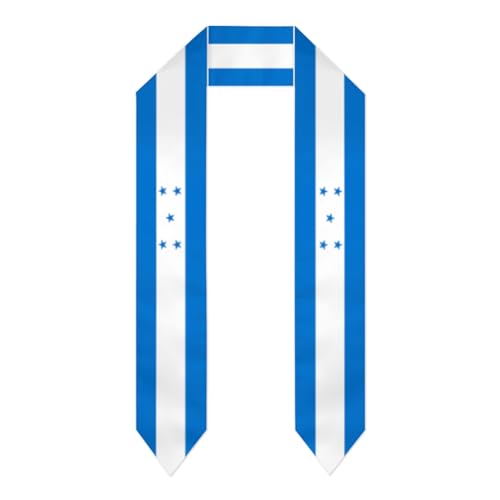 Generic Honduras Flag Graduation Sash 2024 Graduation Sash Adult Stole Graduation Stole for Study Aboard Students 72 Inch, Lightweight model, White 0