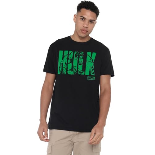 T-shirt Marvel Hulk ample et confortable en coton anthracite grande taille