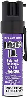Sabre SABRE-SDID-22 UK Legal Criminal Identifier Self-Defence Spray, UV and Purple Marking dye with Clip Attachment, 19ml