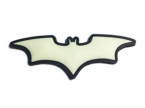 The bat Wings Glow in The Dark - Comic Dark Knight Symbol PVC Morale Patch