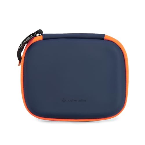Image of Nasher Miles Compact Tech Kit Go | Durable Travel Organizer | Electronics Gadgets Storage Case for Adapters, Cables, Power Banks, Hard Disks & Accessories (Blue)