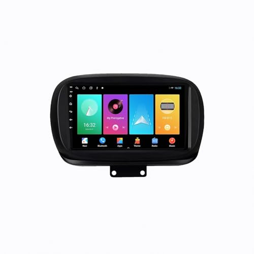 Pantalla de coche con Carplay inalámbrico y Android Auto para Fiat 500X con Bluetooth