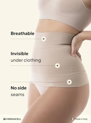 Farmacell Waist Trainer for Women 605 Made in Italy - Seamless Shapewear Tummy Control - Slimming Corset Shapewear4