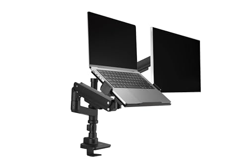 Brazo de Monitor Doble Kensington SmartFit Premium para Organizar el Escritorio de Teletrabajo en Casa